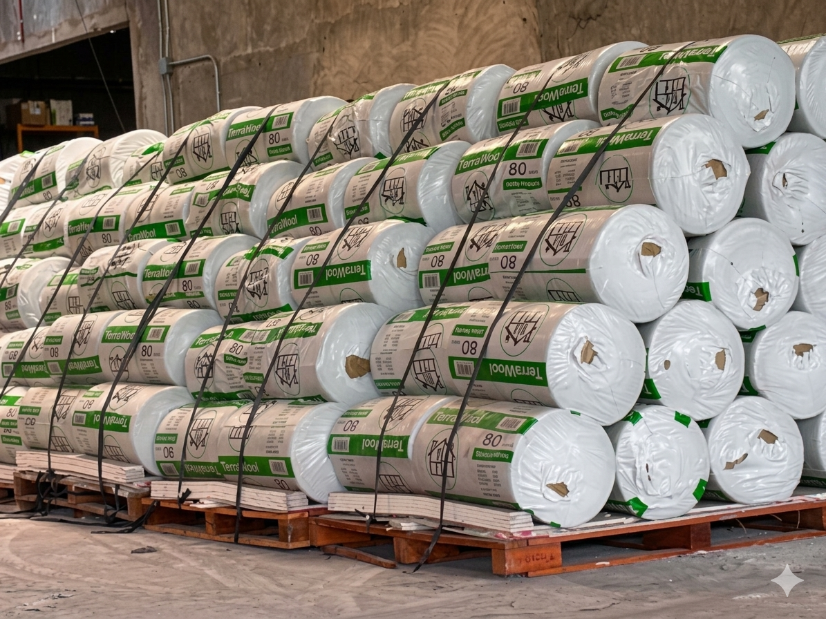 Terrawool Insulation Blanket/5 meters (Length) x 0.6 meters (Width) x Thickness: 50mm