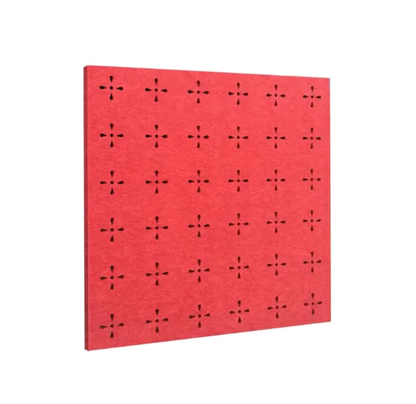 Mixed Design-Decorative Polyester Fiber Acoustic Panel/12inx12inx9mm/1600gsm/B1 Fire Rating/Non Self-Adhesive