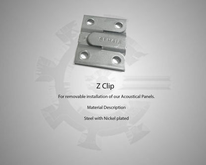 Z-Clip for Panel Installation