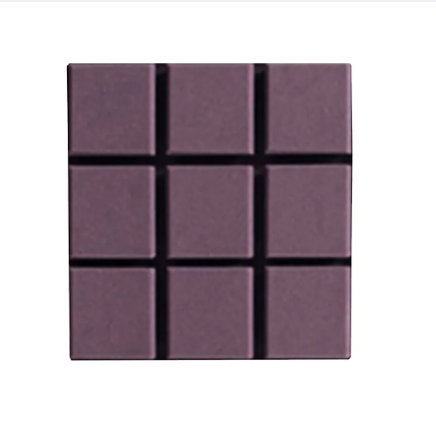 Small Square Design Acoustic Foam/12in x 12in x 2in/Fire-Retardant/Density 28