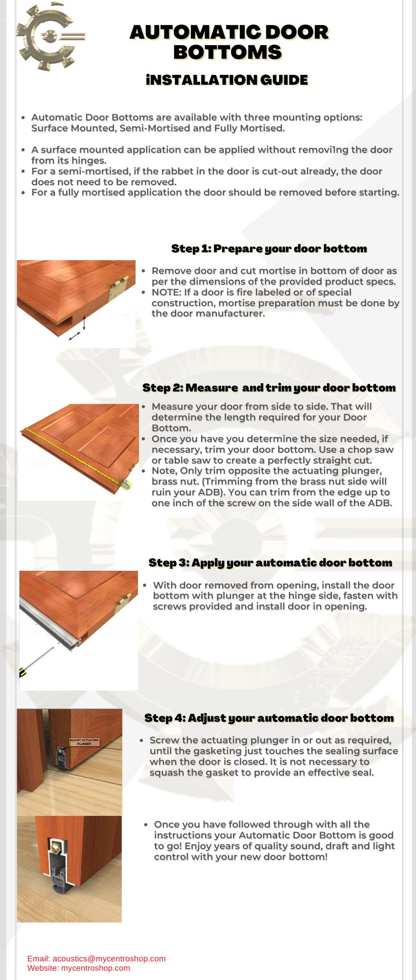 Automatic Drop Down Door Weather Stripping Energy Saving Door Bottom Seal