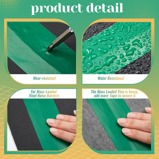 MLV Seam Tape, 2" x 108' - for Installation of Mass-Loaded Vinyl  (Approx. 14-19 sq.m of MLV)