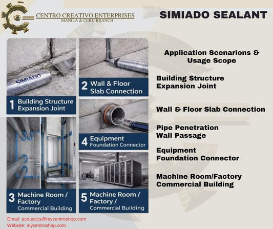 SIMIADO Acoustic Sealant  600ml (860g) per tube