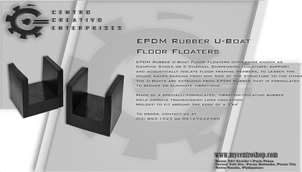 Rubber Joist Isolator and Floater My Centro Shop
