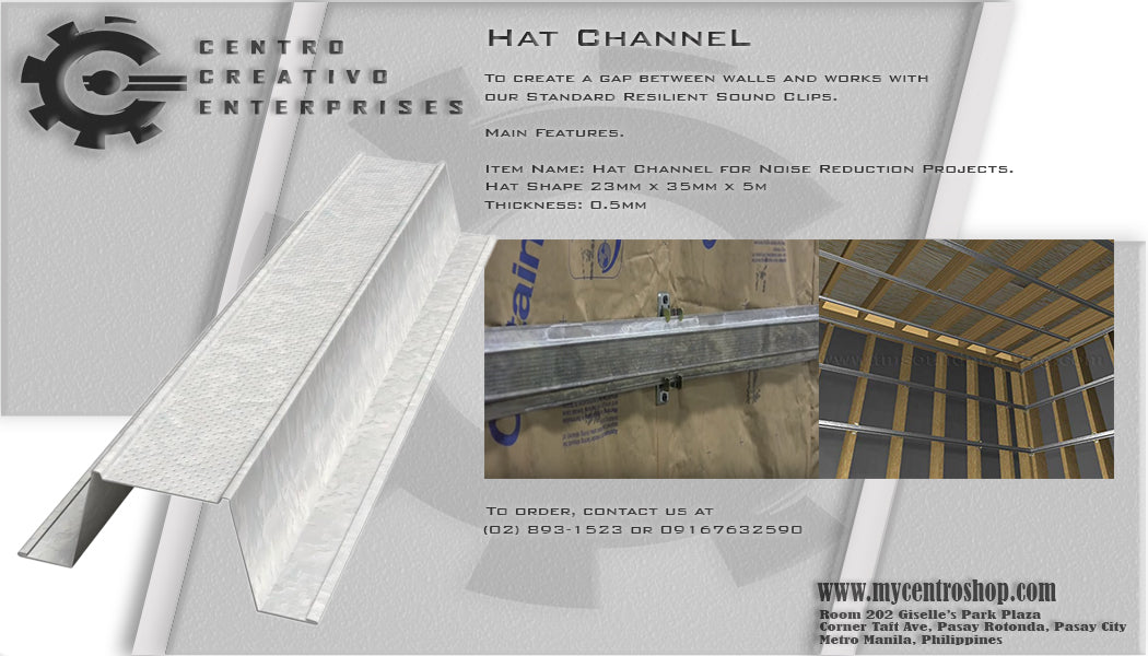 Hat Channel -23mm x 35mm x 5m