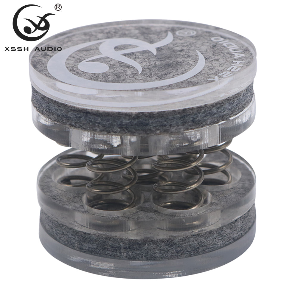 Isolation Feet XSSH YIVO Audio OEM ODM HIFI Audiophile Shock Spikes Acrylic Spring Damping Pad Sound Stand Feet Speaker Spike