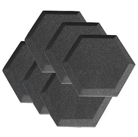 hexagon-design-acoustic-foam-12in-x-10in-x-2in-fire-retardant-non-self-adhesive