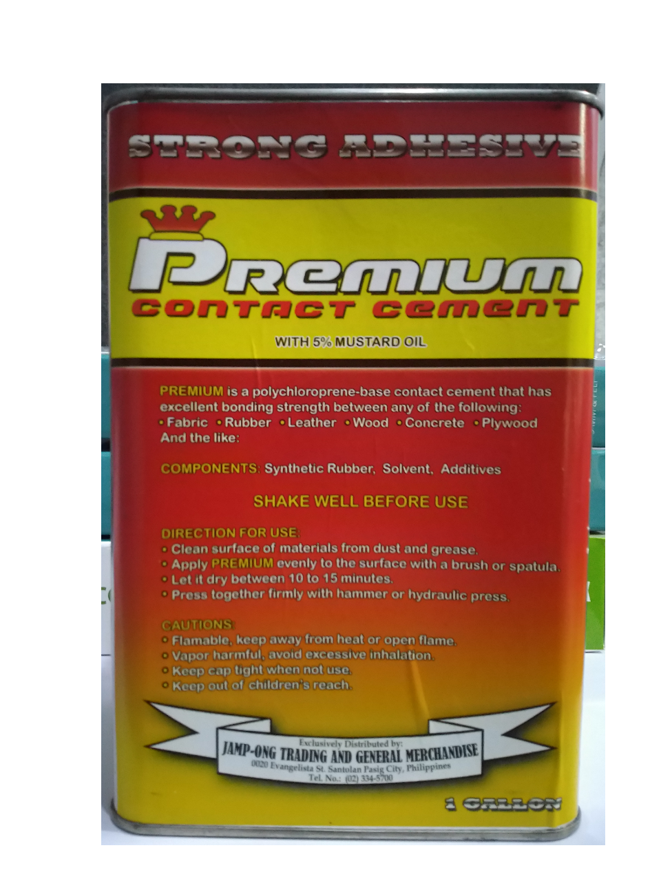 Premium Contact Cement with 5% Mustard Oil